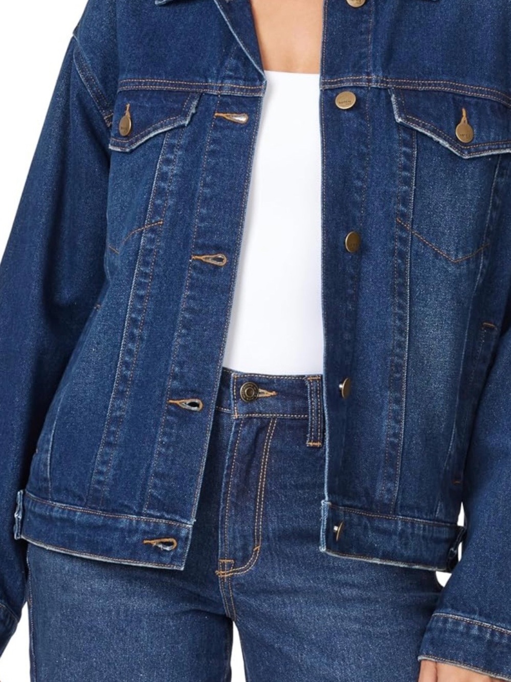 St. John's Bay Dark Blue High-Rise Women's Jeans